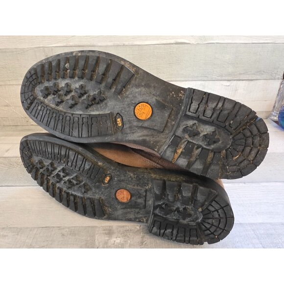 Timberland Mens Suede Chelsea Boots 9.5M Brown Genuine Leather & Manmade Upper - Picture 6 of 6